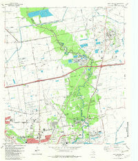 Mont Belvieu Texas Historical topographic map, 1:24000 scale, 7.5 X 7.5 Minute, Year 1982