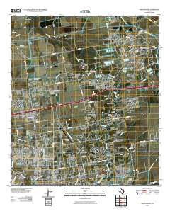 Mont Belvieu Texas Historical topographic map, 1:24000 scale, 7.5 X 7.5 Minute, Year 2010