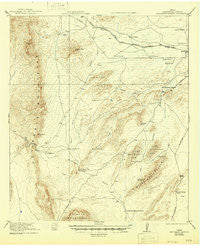 Monument Spring Texas Historical topographic map, 1:62500 scale, 15 X 15 Minute, Year 1921