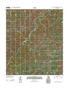 Monument Mountain SE Texas Historical topographic map, 1:24000 scale, 7.5 X 7.5 Minute, Year 2012