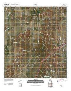 Moore Texas Historical topographic map, 1:24000 scale, 7.5 X 7.5 Minute, Year 2010