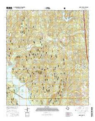 Moore Grove Texas Current topographic map, 1:24000 scale, 7.5 X 7.5 Minute, Year 2016