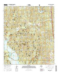 Moore Grove Texas Current topographic map, 1:24000 scale, 7.5 X 7.5 Minute, Year 2016