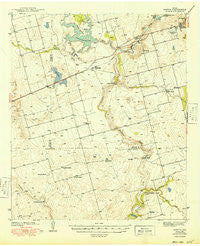 Morita Texas Historical topographic map, 1:62500 scale, 15 X 15 Minute, Year 1949