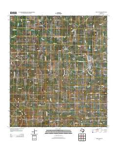 Moulton Texas Historical topographic map, 1:24000 scale, 7.5 X 7.5 Minute, Year 2013