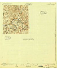 Mt. Bonnell Texas Historical topographic map, 1:62500 scale, 15 X 15 Minute, Year 1932