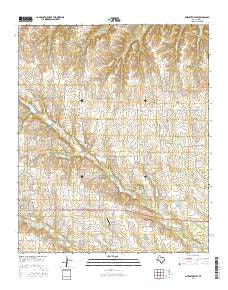 Muenster East Texas Current topographic map, 1:24000 scale, 7.5 X 7.5 Minute, Year 2016