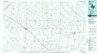 Muleshoe Texas Historical topographic map, 1:100000 scale, 30 X 60 Minute, Year 1985
