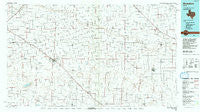 Muleshoe Texas Historical topographic map, 1:100000 scale, 30 X 60 Minute, Year 1985