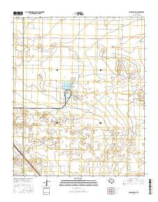 Muleshoe NE Texas Current topographic map, 1:24000 scale, 7.5 X 7.5 Minute, Year 2016