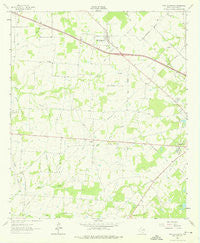 Myrtle Springs Texas Historical topographic map, 1:24000 scale, 7.5 X 7.5 Minute, Year 1962
