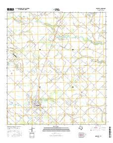Needville Texas Current topographic map, 1:24000 scale, 7.5 X 7.5 Minute, Year 2016