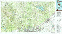 New Braunfels Texas Historical topographic map, 1:100000 scale, 30 X 60 Minute, Year 1992