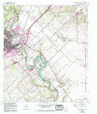 New Braunfels East Texas Historical topographic map, 1:24000 scale, 7.5 X 7.5 Minute, Year 1958
