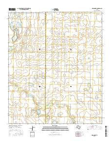 New Moore Texas Current topographic map, 1:24000 scale, 7.5 X 7.5 Minute, Year 2016