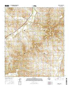 Noelke NE Texas Current topographic map, 1:24000 scale, 7.5 X 7.5 Minute, Year 2016