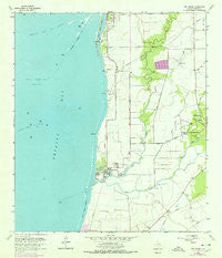 Oak Island Texas Historical topographic map, 1:24000 scale, 7.5 X 7.5 Minute, Year 1961