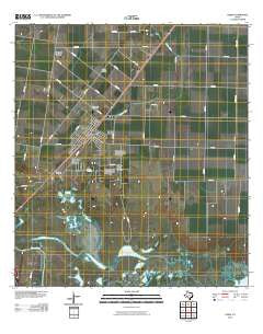Odem Texas Historical topographic map, 1:24000 scale, 7.5 X 7.5 Minute, Year 2010