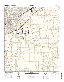 Odessa SE Texas Current topographic map, 1:24000 scale, 7.5 X 7.5 Minute, Year 2016