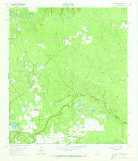 Oklahoma Texas Historical topographic map, 1:24000 scale, 7.5 X 7.5 Minute, Year 1962