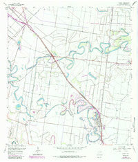 Olmito Texas Historical topographic map, 1:24000 scale, 7.5 X 7.5 Minute, Year 1956
