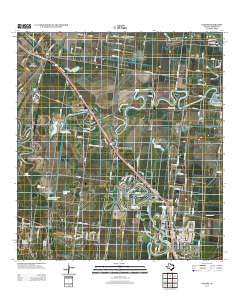 Olmito Texas Historical topographic map, 1:24000 scale, 7.5 X 7.5 Minute, Year 2013