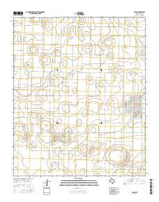 Olton Texas Current topographic map, 1:24000 scale, 7.5 X 7.5 Minute, Year 2016