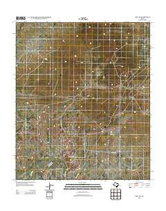 Orla NE Texas Historical topographic map, 1:24000 scale, 7.5 X 7.5 Minute, Year 2012