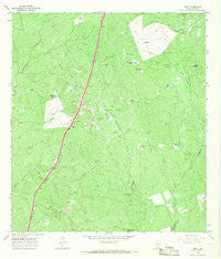 Orvil Texas Historical topographic map, 1:24000 scale, 7.5 X 7.5 Minute, Year 1965