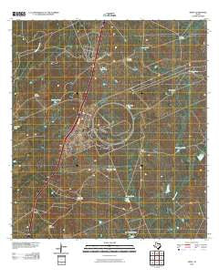 Orvil Texas Historical topographic map, 1:24000 scale, 7.5 X 7.5 Minute, Year 2010