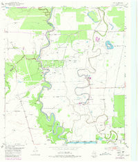 Otey Texas Historical topographic map, 1:24000 scale, 7.5 X 7.5 Minute, Year 1953