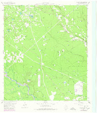Outlaw Pond Texas Historical topographic map, 1:24000 scale, 7.5 X 7.5 Minute, Year 1959