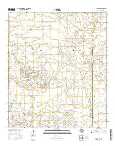 Ozark Lake Texas Current topographic map, 1:24000 scale, 7.5 X 7.5 Minute, Year 2016