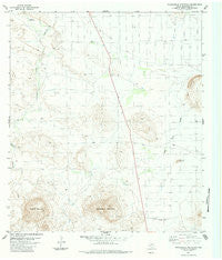 Packsaddle Mountain Texas Historical topographic map, 1:24000 scale, 7.5 X 7.5 Minute, Year 1983