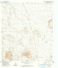 Packsaddle Mountain Texas Historical topographic map, 1:24000 scale, 7.5 X 7.5 Minute, Year 1983