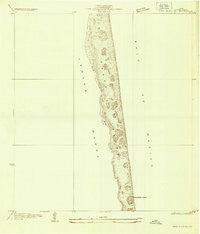 Padre Island No. 1 Texas Historical topographic map, 1:24000 scale, 7.5 X 7.5 Minute, Year 1930