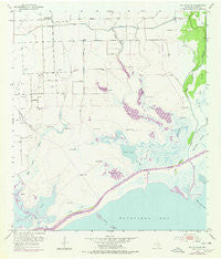 Palacios NE Texas Historical topographic map, 1:24000 scale, 7.5 X 7.5 Minute, Year 1952
