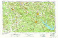 Palestine Texas Historical topographic map, 1:250000 scale, 1 X 2 Degree, Year 1953