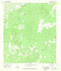 Panther Creek Texas Historical topographic map, 1:24000 scale, 7.5 X 7.5 Minute, Year 1967