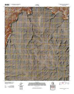 Panther Gulch East Texas Historical topographic map, 1:24000 scale, 7.5 X 7.5 Minute, Year 2010
