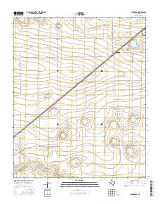 Parmerton Texas Current topographic map, 1:24000 scale, 7.5 X 7.5 Minute, Year 2016