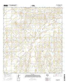 Pato Creek Texas Current topographic map, 1:24000 scale, 7.5 X 7.5 Minute, Year 2016