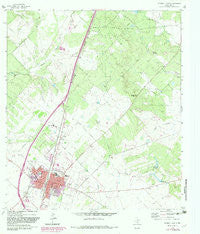 Pearsall North Texas Historical topographic map, 1:24000 scale, 7.5 X 7.5 Minute, Year 1964