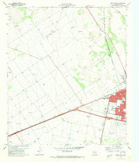 Pecos West Texas Historical topographic map, 1:24000 scale, 7.5 X 7.5 Minute, Year 1971