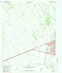 Pecos West Texas Historical topographic map, 1:24000 scale, 7.5 X 7.5 Minute, Year 1971