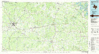 Pedernales River Texas Historical topographic map, 1:100000 scale, 30 X 60 Minute, Year 1985