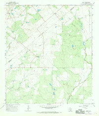 Peggy Texas Historical topographic map, 1:24000 scale, 7.5 X 7.5 Minute, Year 1965