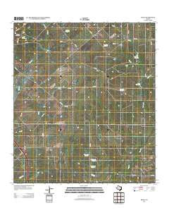 Peggy Texas Historical topographic map, 1:24000 scale, 7.5 X 7.5 Minute, Year 2012