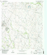Pflugerville East Texas Historical topographic map, 1:24000 scale, 7.5 X 7.5 Minute, Year 1987