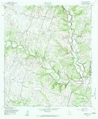 Pidcoke Texas Historical topographic map, 1:24000 scale, 7.5 X 7.5 Minute, Year 1958